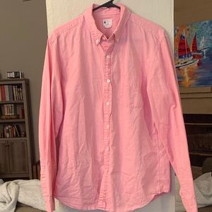 J crew pink button down M